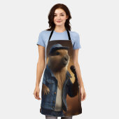 Capybara Cowboy: Serenading the Wild West Schort (Gedragen)