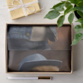 Capybara Cowboy: Serenading the Wild West Tissuepapier (Geschenk)