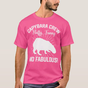 Capybara Crew Fluffy Grappig en fabuleus Capybara T-shirt