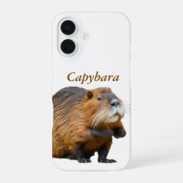 Capybara cute case phone iPhone 16 hoesje