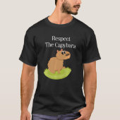 Capybara  Cute Pet Animal Rodent Mammal Wildlife   T-shirt (Voorkant)