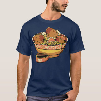 Capybara Cute Ramen door Tobe Fonseca T-shirt