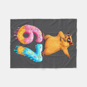 Capybara Dabbing 67 Ice Cream Drip 67 Birthday Boy Fleece Deken (Voorkant (Horizontaal))