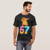 Capybara Dabbing 67 Ice Cream Drip 67 Birthday Boy T-shirt (Voorkant volledig)