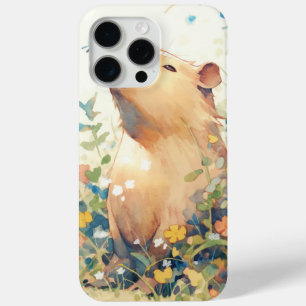 Capybara Dagdroom in de Weide iPhone 15 Pro Max Hoesje