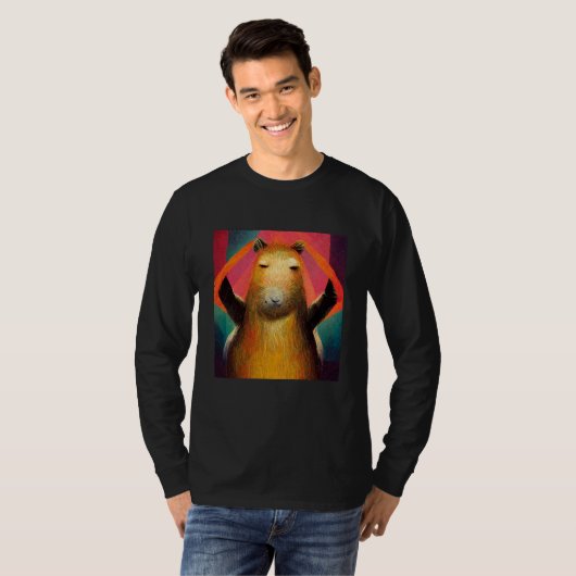 Capybara Dancing Capibara Dance Dancer T-shirt (Voorkant volledig)