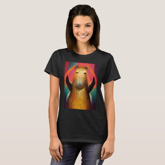 Capybara Dancing Capibara Dance Dancer T-shirt (Voorkant volledig)