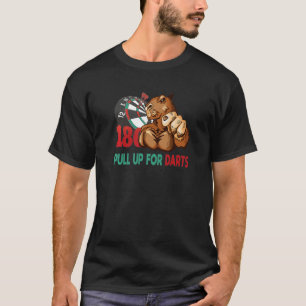 Capybara Dart Player T-shirt