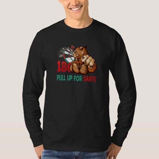 Capybara Dart Player T-shirt (Voorkant)