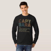 Capybara Definition Animal Rodents Cavy T-shirt (Voorkant volledig)