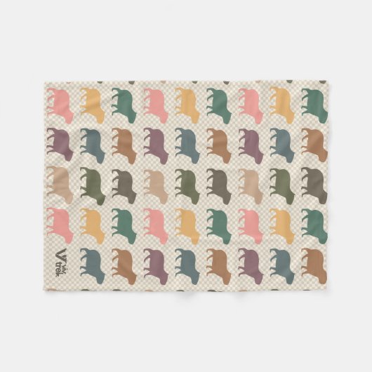  Capybara deken Capybara Lover deken (Voorkant (Horizontaal))