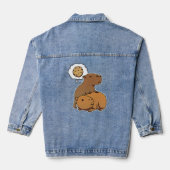 Capybara denken over Cookies Denim Jacket (Achterkant)