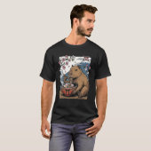 Capybara die Ramen eet T-shirt (Voorkant volledig)