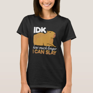 Capybara Dieren Huisdier - Dik hoe lang ik nog kan T-shirt