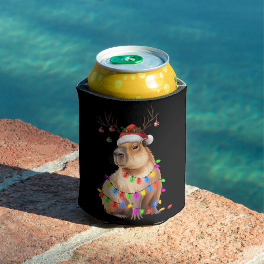 Capybara Dierenliefhebber Kerstverlichting Cappy K Blikjeskoeler (Insitu Zwembad)