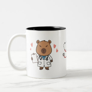 Capybara Doctor Mok Grappige medische koffiekop
