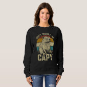Capybara Dont Be Worry Be Capy  animal Capybara Trui (Voorkant volledig)