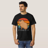 Capybara Dont Worry be Capy Funny Rodent T-shirt (Voorkant volledig)