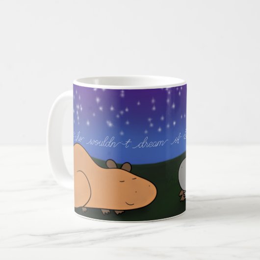 Capybara Dream Mok (Philosybaras) (Voorkant links)