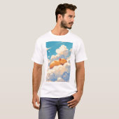 Capybara Dromen in de Wolken T-shirt (Voorkant volledig)