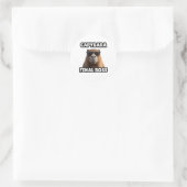 Capybara Eindbaas Grappige Sticker (Tas)