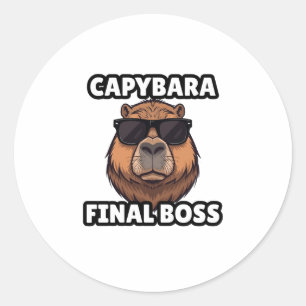 Capybara Eindbaas Sticker