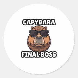 Capybara Eindbaas Sticker