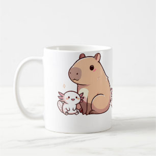 Capybara En Axolotl Koffiemok