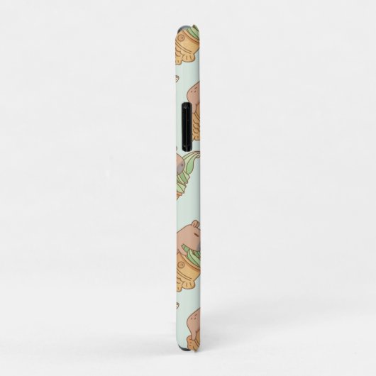capybara en match taiyaki-ijspatroon Case-Mate iPhone case (Achterkant/rechts)