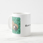 Capybara en Tuxedo Cat Friendship - Aangepaste naa Koffiemok (Voorkant links)