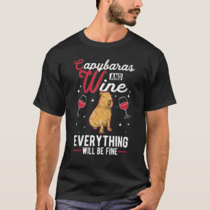 Capybara en Wine Capybara T-shirt