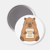 Capybara Energie Onverstoorbare Bril Magneet (Voorkant / Achterkant)