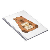 Capybara Energie Onverstoorbare Bril Notitieboek (Rechterzijde)
