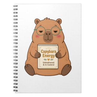 Capybara Energie Onverstoorbare Bril Notitieboek