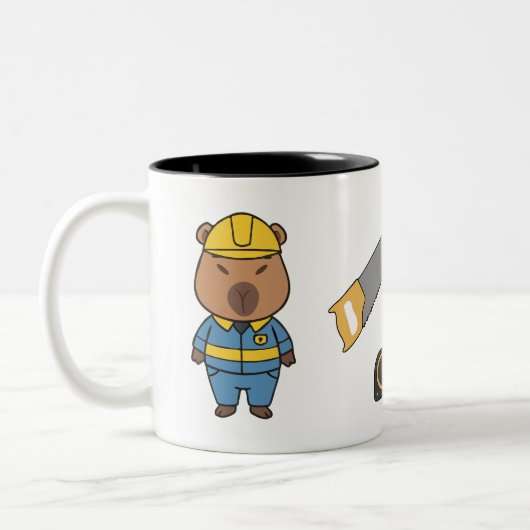 Capybara Engineer Mok | Grappige ingenieurskoffie (Links)