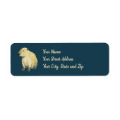Capybara Etiket (Voorkant)
