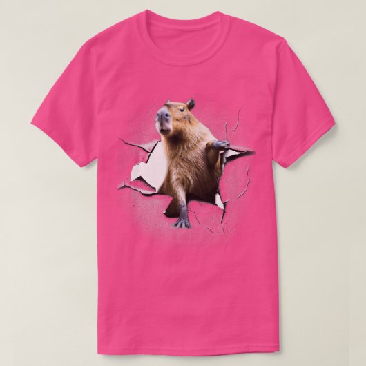 Capybara Face doorbraak T-shirt (Design voorkant)