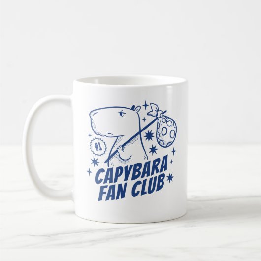 Capybara Fan Club Koffiemok (Links)