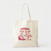 Capybara Fan Club Tote Bag (Voorkant)