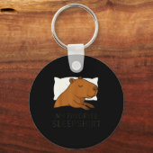 Capybara Favorite Sleepshirt Sleeng Pajamas Boys G Sleutelhanger (Voorkant)