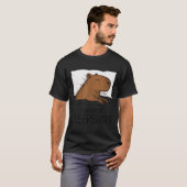 Capybara Favorite Sleepshirt Sleeng Pajamas Boys G T-shirt (Voorkant volledig)