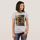 Capybara Feestbeest: Cute & Grappige Design T-shirt (Voorkant volledig)