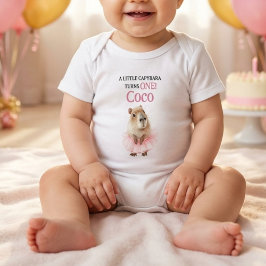 Capybara First Birthday • Birthday Outfit Romper