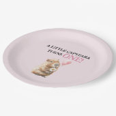 Capybara First Birthday Papieren Bordje (Gekanteld)