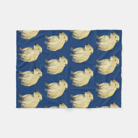 Capybara Fleece Blanket (Voorkant (Horizontaal))