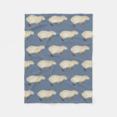 Capybara Fleece Blanket Deken (Voorkant)
