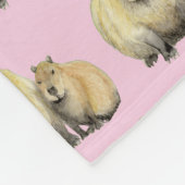 Capybara Fleece Deken (Hoek)