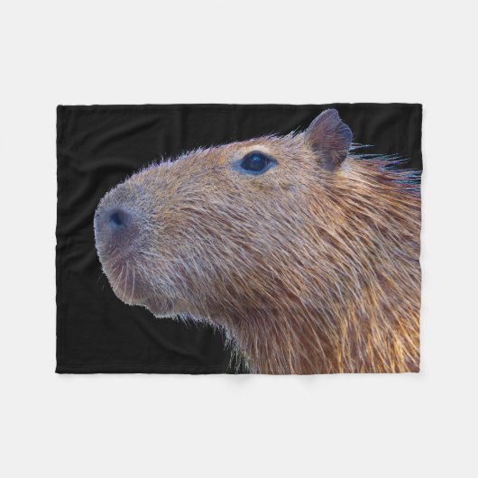 Capybara Fleece Deken (Voorkant (Horizontaal))