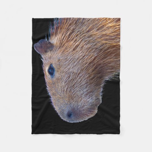 Capybara Fleece Deken (Voorkant)