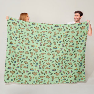 Capybara Fleece Deken